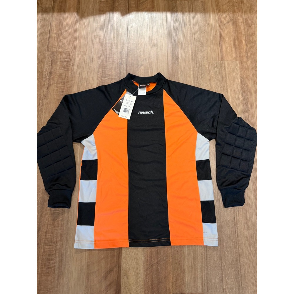 Reusch Goalkeeper Jersey Youth YL Orange Barcelona II Padded Soccer 3211602-263